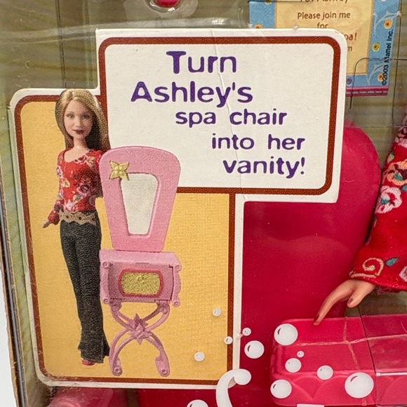 Mattel Super Spa Day Mary-Kate and Ashley Doll y2k Toy vintage vanity chair mani - Picture 7 of 16